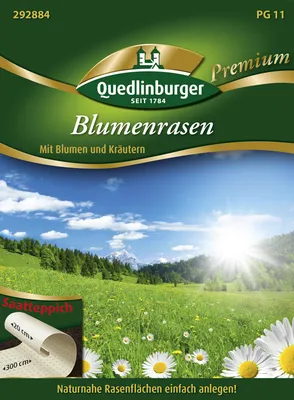 Artikelbild 2 von 'Blumenrasen (Saatteppich 20 x 300 cm)' aus der Kategorie Blumenrasen