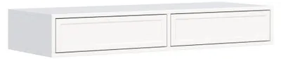Produktbild von Selsey Velveto - Schminktisch mit 2 Schubladen, Weiß, 110 cm