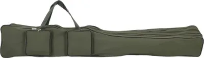 Image de Sac de canne à pêche vert foncé 150 cm tissu oxford