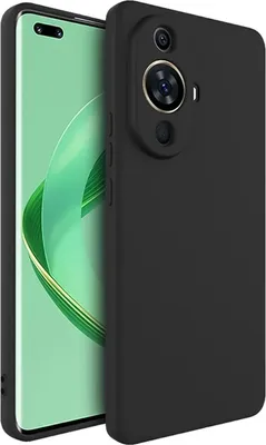 Immagine prodotto di Custodia in silicone per Huawei Nova 11 Pro Custodia protettiva nera opaca Backcover per telefoni cellulari