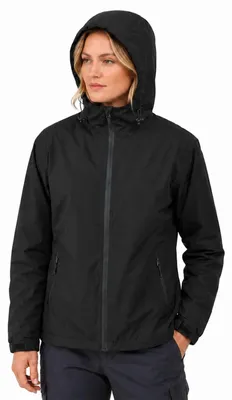 Immagine prodotto di Omgoods - Giacca impermeabile da donna - Trench leggero con cappuccio, ideale per attività all'aperto