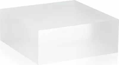 Produktbild von Acrylblock mattiert (100 x 100 x 40 mm)