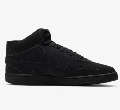 Produktbild von Nike Sneaker Court Vision Mid Black/Black/Black, Neutral EU:45 EU