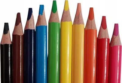 Produktbild von Jumbo Dreieckige Bleistifte Regenbogen Hoch 10 Farben A1226