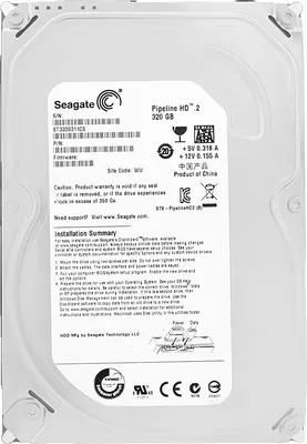 Image de Seagate 320Gb ST3320311CS 8Mb Cache 5900Rpm Sata II 3,5'' pouces