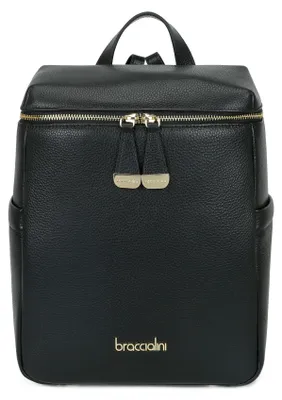 Produktbild von Braccialini Sara Dieser Rucksack aus bordeauxfarbenem Leder ist das ideale