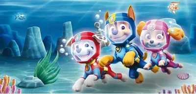 Produktbild von Leinwandbild - Paw Patrol Unterwasserwelt - 33 x 70cm