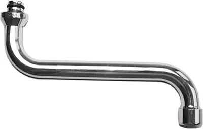Obrázek produktu pro S-výtoková hubice pro nástěnné kování chrom - 3/4" připojení 200 mm