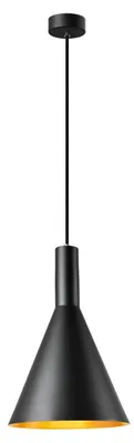 Obrázok produktu pre SLV 1002950 PHELIA 280 E27 závesné svetlo čierna/zlatá