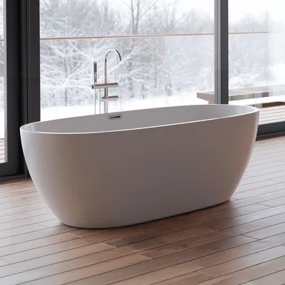Produktbild von Freistehende Badewanne Samba 170 weiß 170 x81 x58 cm