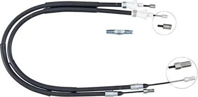 Produktbild von A.B.S. Handbremsseil Seilzug Feststellbremse für RENAULT SCÉNIC II (JM0/1) Hinten K13196