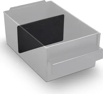 Obrázek produktu pro raaco ESD 150-02, Sada oddělovačů, Černá, Polypropylen (PP), Drawer 150-02, 87 mm, 1,8 mm