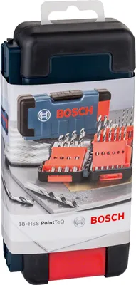 Image de Bosch 2605877350 Bosch HSS PointTeQ ToughBox Set 18-tlg. 2608577350