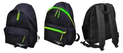 Obrázek produktu pro Mp batoh eco velký 43x35x24cm zip žlutá / černá