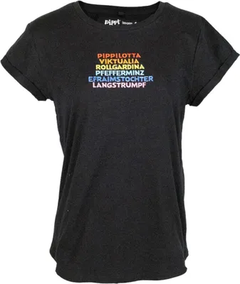 Produktbild von Bavarian Caps Damen T-Shirt , Pippilotta - Schwarz, S