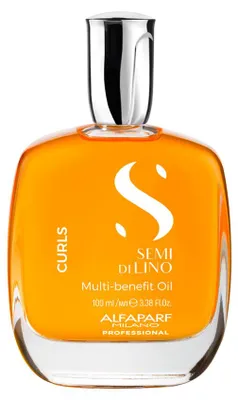 Image de Alfaparf Milano Semi di Lino Curls Multi Benefit Oil 100ml - huile pour cheveux bouclés