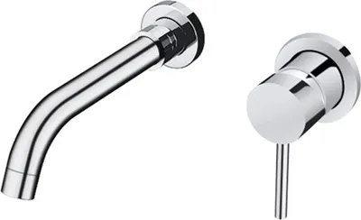 Produktbild von ZOLTA Waschtisch-Wandbatterie - für Waschbecken oder Badewanne Korrosionsbeständig - mit Reduzierstück 3/8 bis 1/2 - Chorme