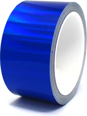 Produktbild von 10m Zierstreifen 30mm Hologramm Blau Dekorstreifen Auto Motorrad Boot Modellbau Klebestreifen