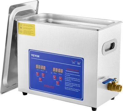 Produktbild von Ultraschallreinigungsgerät, 6-Liter-Ultraschallreinigungsgerät aus Edelstahl, mit digitalem Heizungstimer, Schmuckreinigung für den gewerblichen und privaten Gebrauch