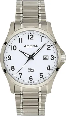 Produktbild von Adora > Armbanduhr Herren Datum Ø 38mm Titangehäuse > Analog 10 BAR