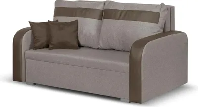 Produktbild von 2-Sitzer-Sofa mit Schlaffunktion CONDI - Beige/Braun