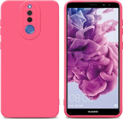 Produktbild von Cadorabo Hülle für Huawei MATE 10 LITE Schutz Hülle in Rot TPU Silikon Etui Case Handyhülle