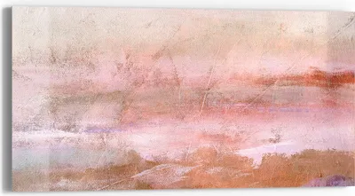 Produktbild von DEQORI Glasbild Echtglas 60x30 cm 'Pastell-Horizont' Wandbild Bild modern Deko