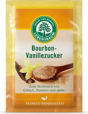 Produktbild von LEBENSBAUM - Bourbon-Vanillezucker - 8g