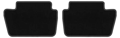 Image de Tapis arrière en moquette pour Peugeot 308 I 2007-2013 (à hayon/break/SW) – 2 pièces, noirs, sur mesure – Wielganizator LUX