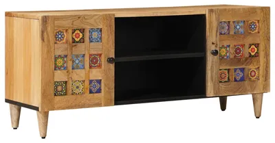 Obrázok produktu pre TV skrinka Prírodná 105 x 33 x 46 cm Masívne mango drevo