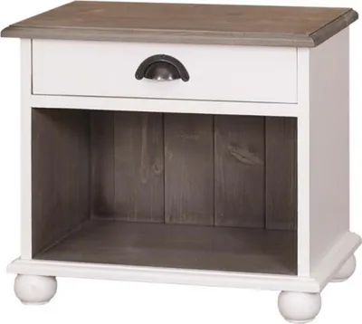 Produktbild von Casa Padrino Landhaus Stil Nacht Schrank Kommode mit 1 Schublade - Jugendstil Shabby Chic Möbel - Massivholz Nachtschränkchen