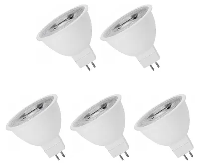 Produktbild von Spectrum GU5.3 LED Spot Lampe 6W 450lm 6000K Kaltweiß 12V 5 Stück