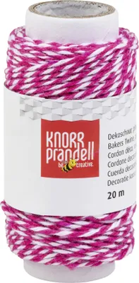 Produktbild von KNORR prandell Dekoschnur / Bäckerkordel pink 20 m