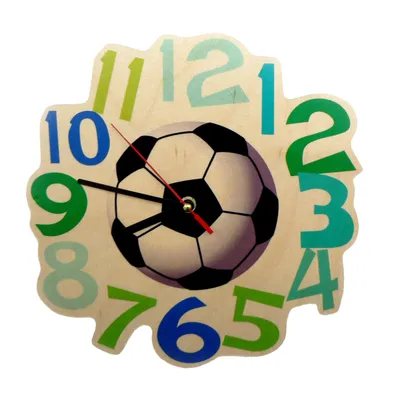 Produktbild von Wanduhr Quarzuhr Fußball - Ø 24 cm