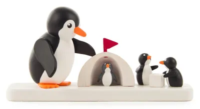 Obrázek produktu pro Miniaturní tučňáci zimní dětští ŠxVxH = 8,5x4x3cm NOVINKA