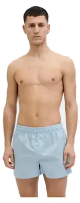 Image de Jack & Jones lot de 5 boxers larges jacmilano tissés chambray blue troposphere/city skyline/naval/black homme