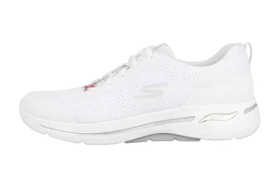 Produktbild von Skechers Go Walk Arch Fit - Motion Bree - Weiß / Silber Polyester Größe: 43 Normal