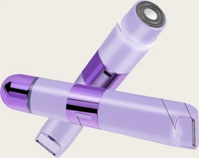 Produktbild von INF 2-in-1 Elektrischer Körperhaarentferner mit zwei Köpfen für Frauen Violett