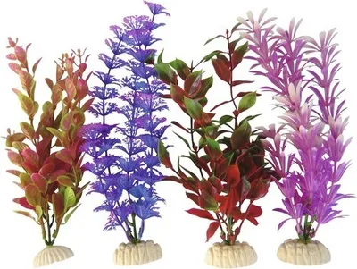 Produktbild von Kunststoff-Wasserpflanzen Standard Medium 26 cm 4 Stück