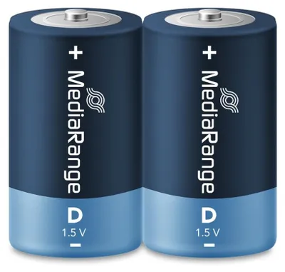 Produktbild von MediaRange Batterie Premium Mono D/LR20 1,5V 2Stk.