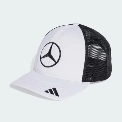 Image de Casquette camionneur Mercedes AMG Petronas Adidas - blanc