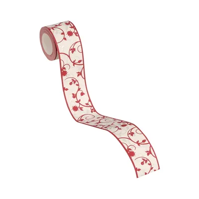 Produktbild von A.S. Création Bordüre Only Borders 9 rot weiß 5,00 m x 0,05 m 962131