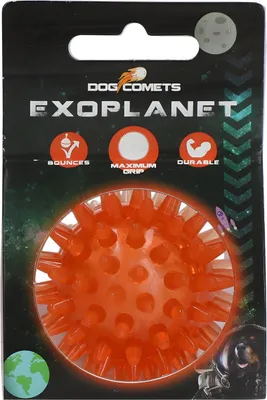 Produktbild von Dog Comets Hundespielzeug Ball Exoplanet orange, Größe: M