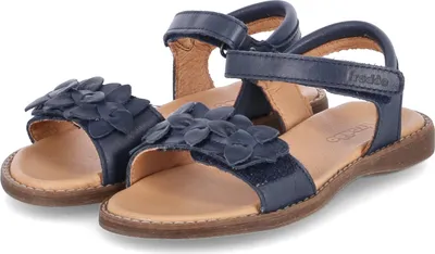 Produktbild von Froddo Sandalen LORE FLOWERS Kinder Glattleder Blau Größe: 27