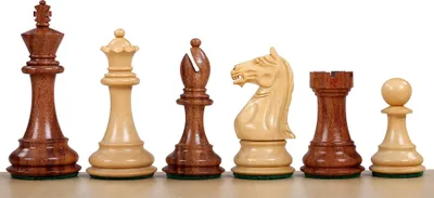 Produktbild von Supreme Akazie/Buchsbaum Schachfiguren 3,5 Zoll