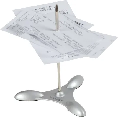Immagine prodotto di 10x Q-Connect® KF14631 Zettelspieß silber/grau