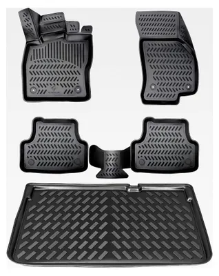 Produktbild von 3D Gummimatten und Kofferraumwanne Set für Mercedes B-Klasse W246 2011-2019