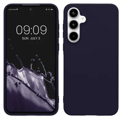 Produktbild von kwmobile Handyhülle für Samsung Galaxy A55 5G Hülle - TPU Case - Kabelloses Laden - Schutzhülle Cover in Deep Ocean