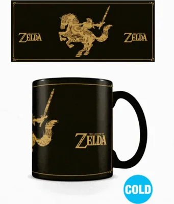 Immagine prodotto di Tazza Legend of Zelda con mappa a effetto termico