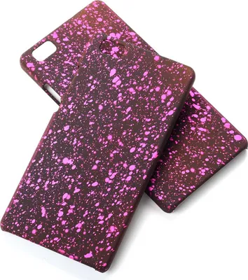 Produktbild von Handy Hülle Schutz Case Bumper Schale für Huawei P8 Lite 3D Sterne Pink